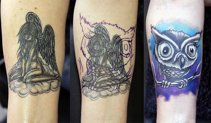 How tattoo cover up works