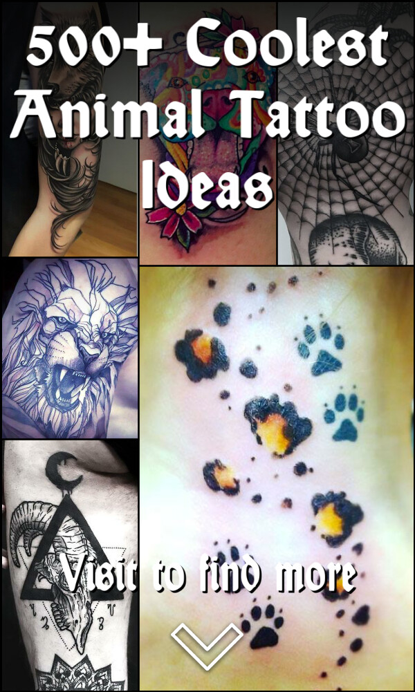 500+ Coolest Animal Tattoo Ideas