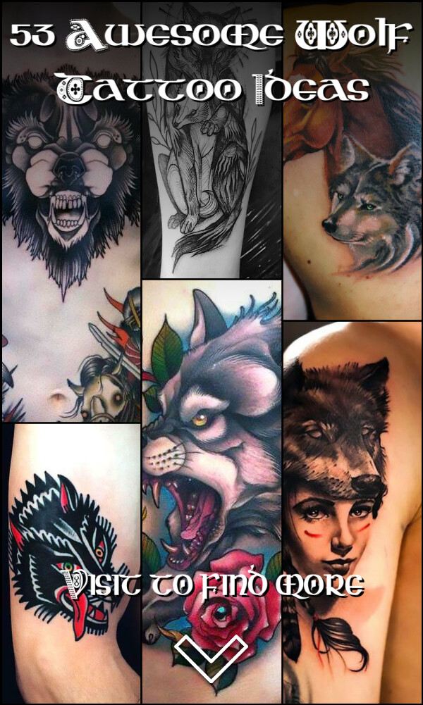 53 Awesome Wolf Tattoo Ideas