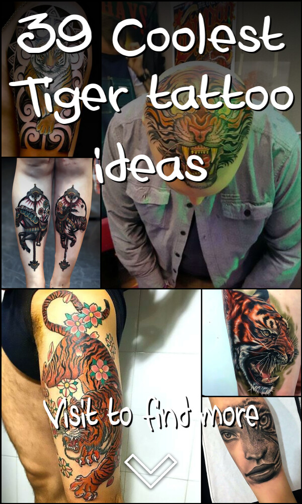 39 Coolest Tiger tattoo ideas