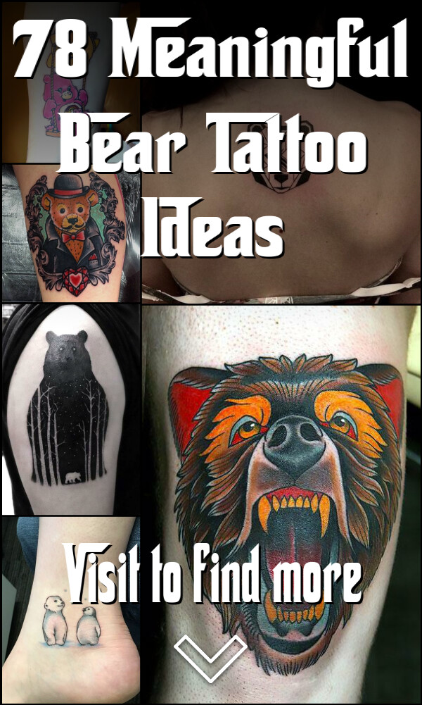78 Meaningful Bear Tattoo Ideas