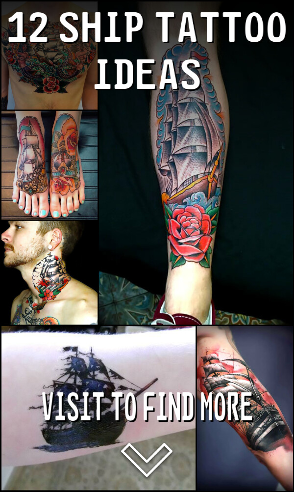 12 Ship Tattoo Ideas