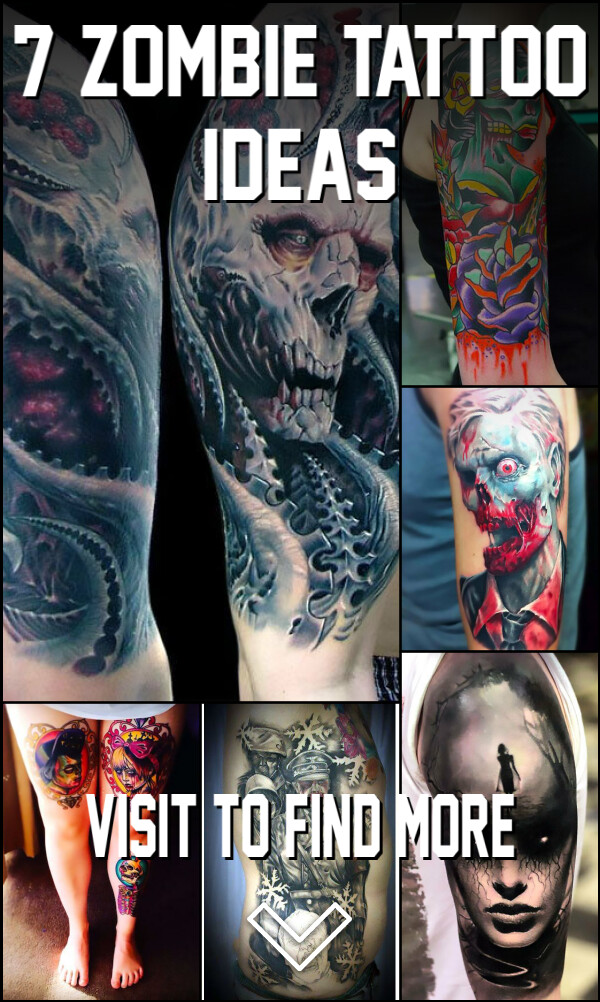 7 Zombie Tattoo Ideas