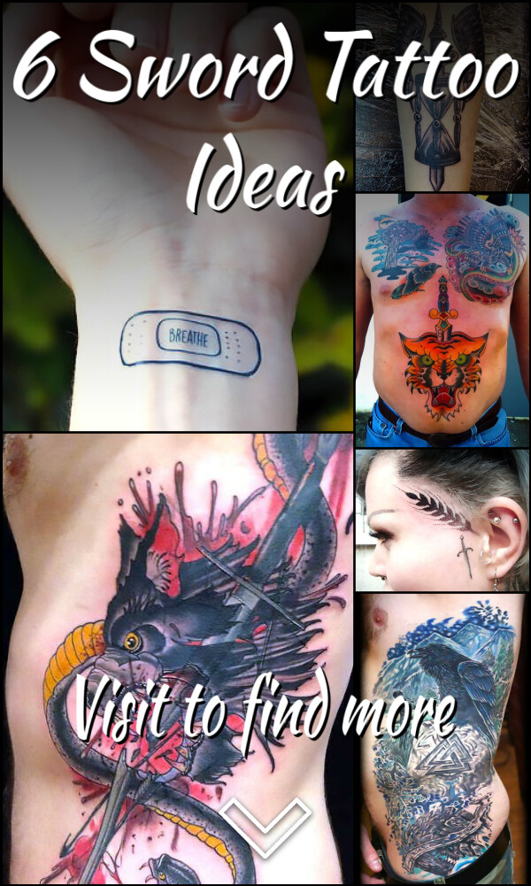 6 Sword Tattoo Ideas