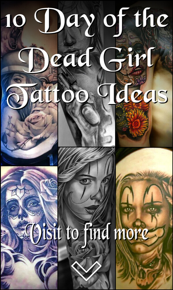 10 Day of the Dead Girl Tattoo Ideas