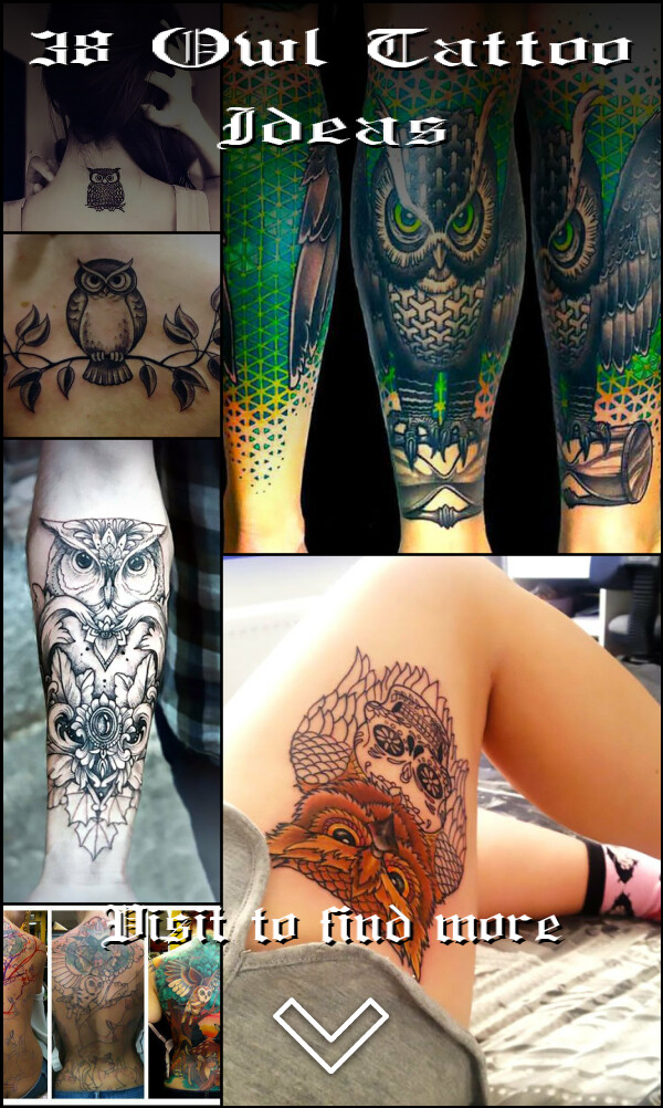 38 Owl Tattoo Ideas
