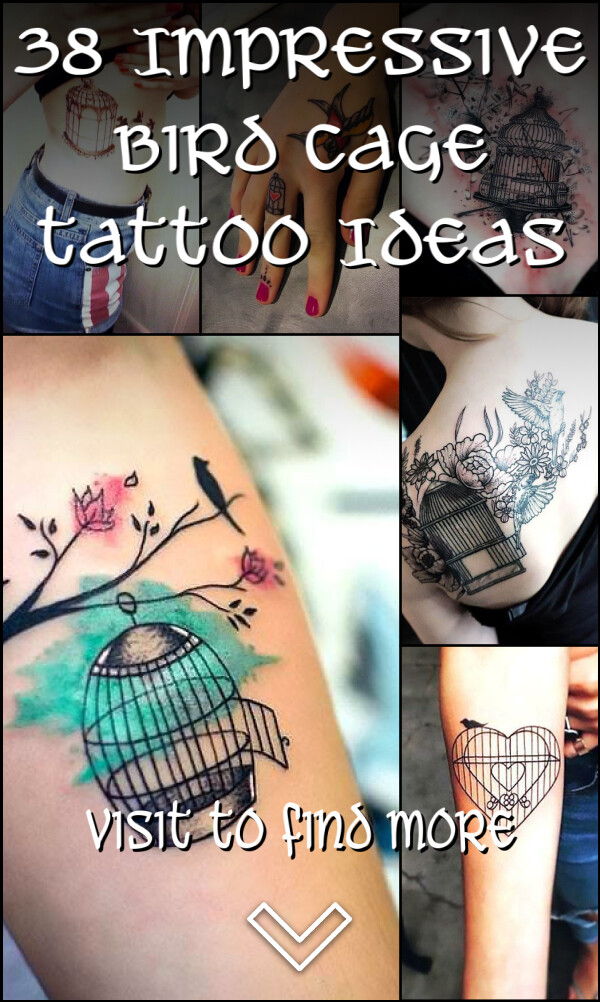 38 Impressive Bird Cage Tattoo Ideas
