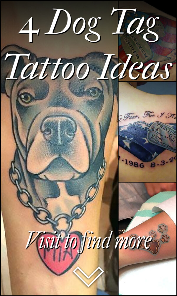 4 Dog Tag Tattoo Ideas