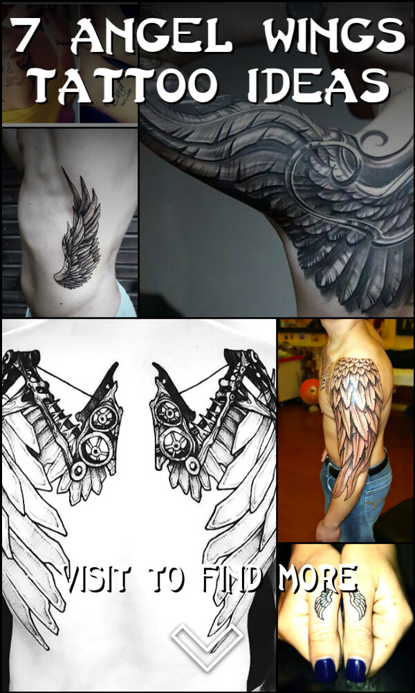 7 Angel Wings Tattoo Ideas