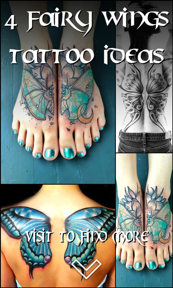 4 Fairy Wings Tattoo Ideas