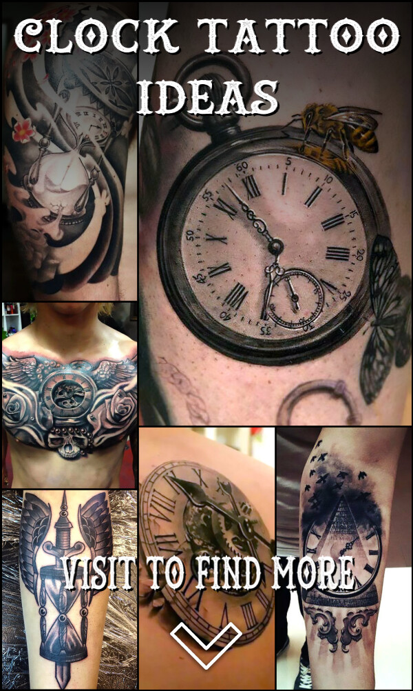 32 Clock Tattoo Ideas