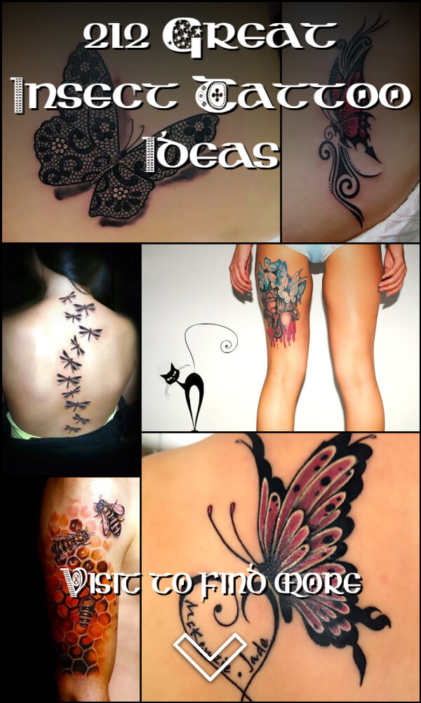 212 Great Insect Tattoo Ideas