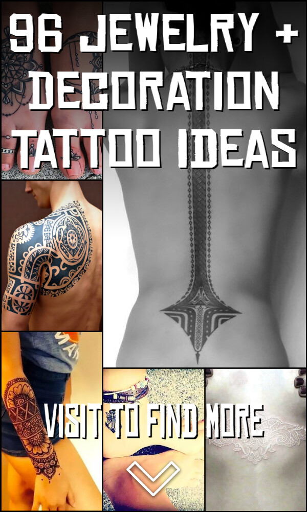 96 Jewelry & Decoration Tattoo Ideas