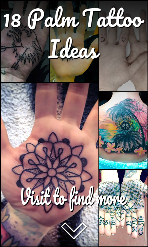 18 Palm Tattoo Ideas