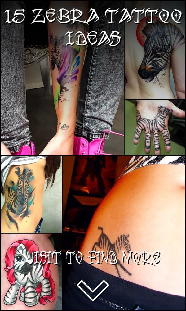 15 Zebra Tattoo Ideas