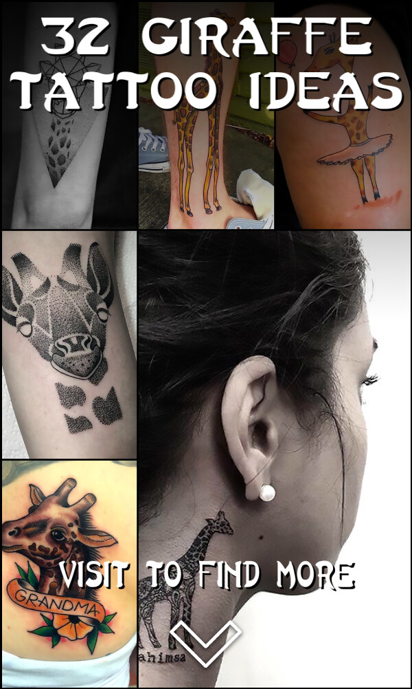 32 Giraffe Tattoo Ideas