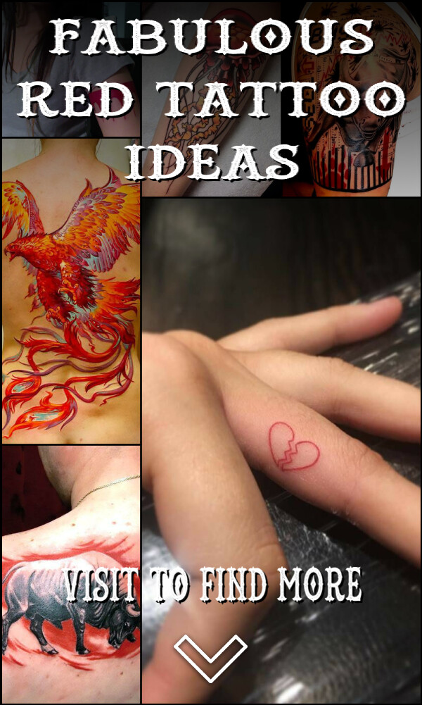 108 Fabulous Red Tattoo Ideas