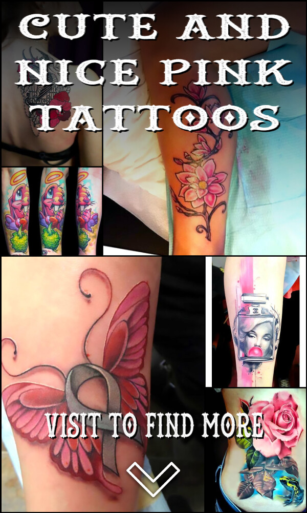 25 Cute and Nice Pink Tattoos