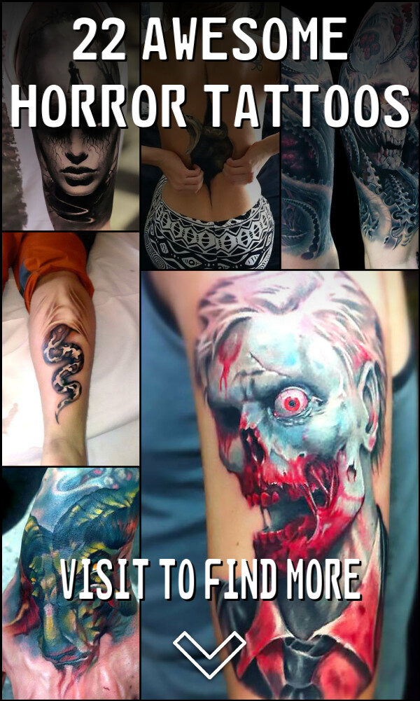 22 Awesome Horror Tattoos
