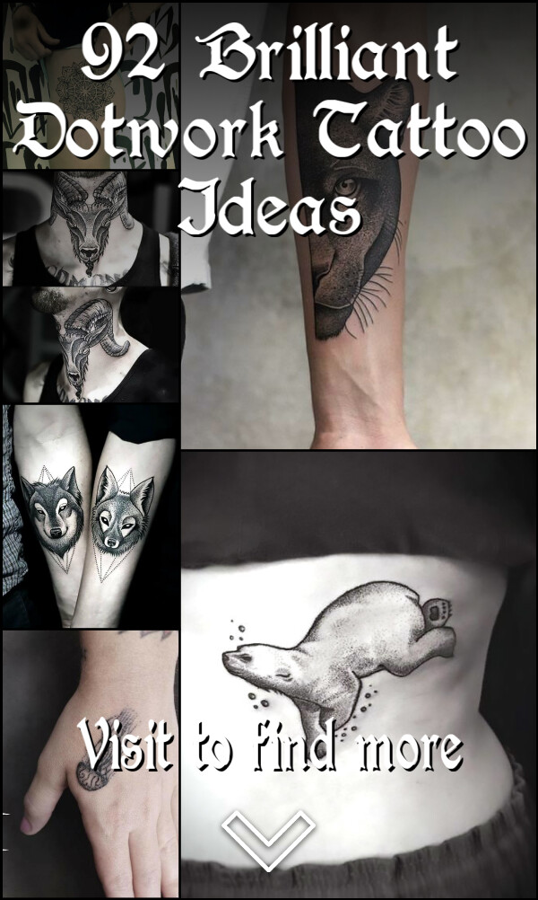 92 Brilliant Dotwork Tattoo Ideas