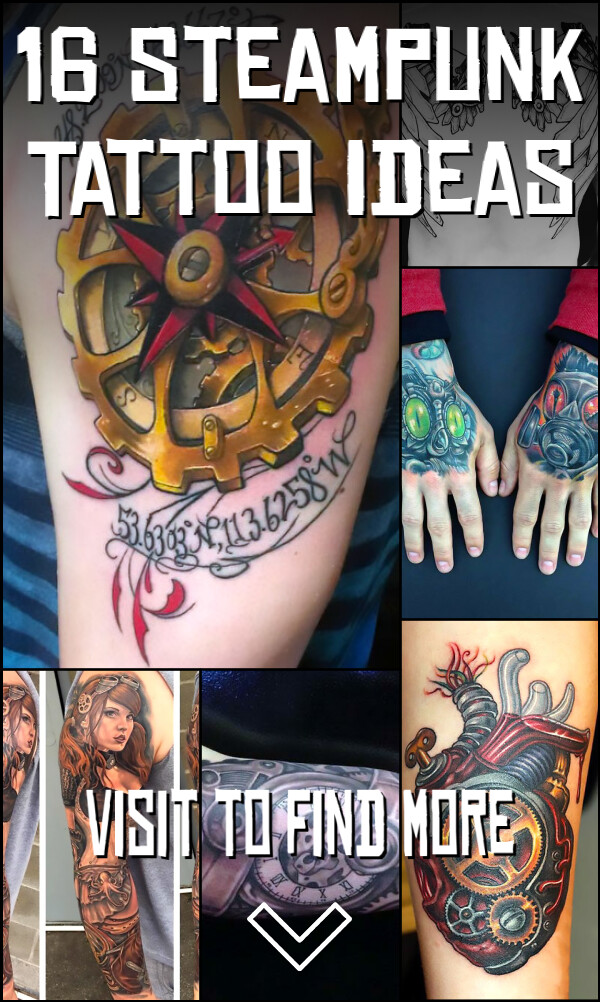 16 Steampunk Tattoo Ideas