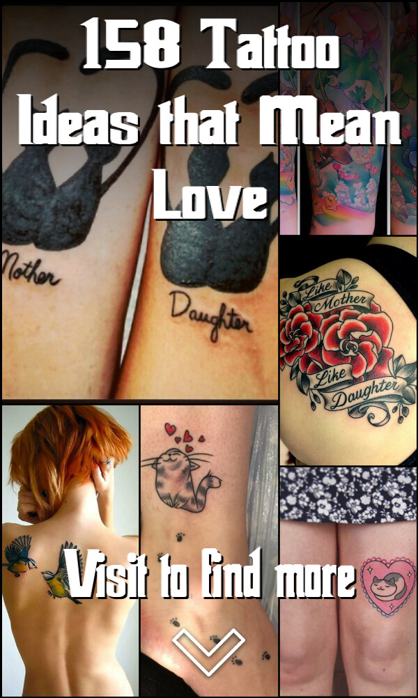 158 Tattoo Ideas that Mean Love
