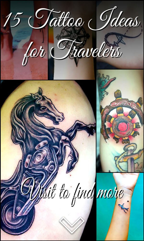 15 Tattoo Ideas for Travelers