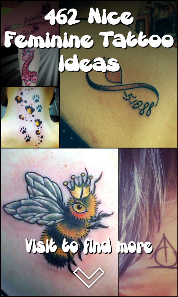 462 Nice Feminine Tattoo Ideas
