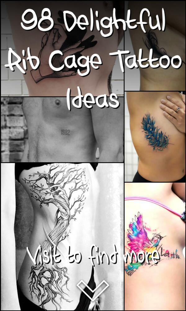98 Delightful Rib Cage Tattoo Ideas