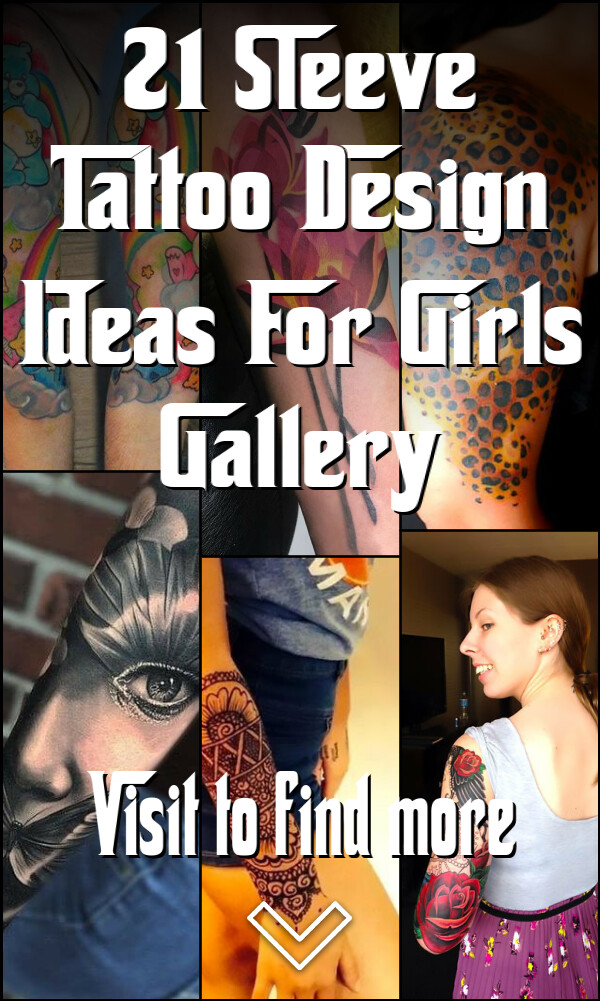 21 Sleeve Tattoo Design Ideas For Girls Gallery