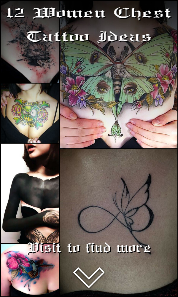 12 Women Chest Tattoo Ideas