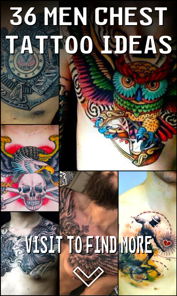 36 Men Chest Tattoo Ideas