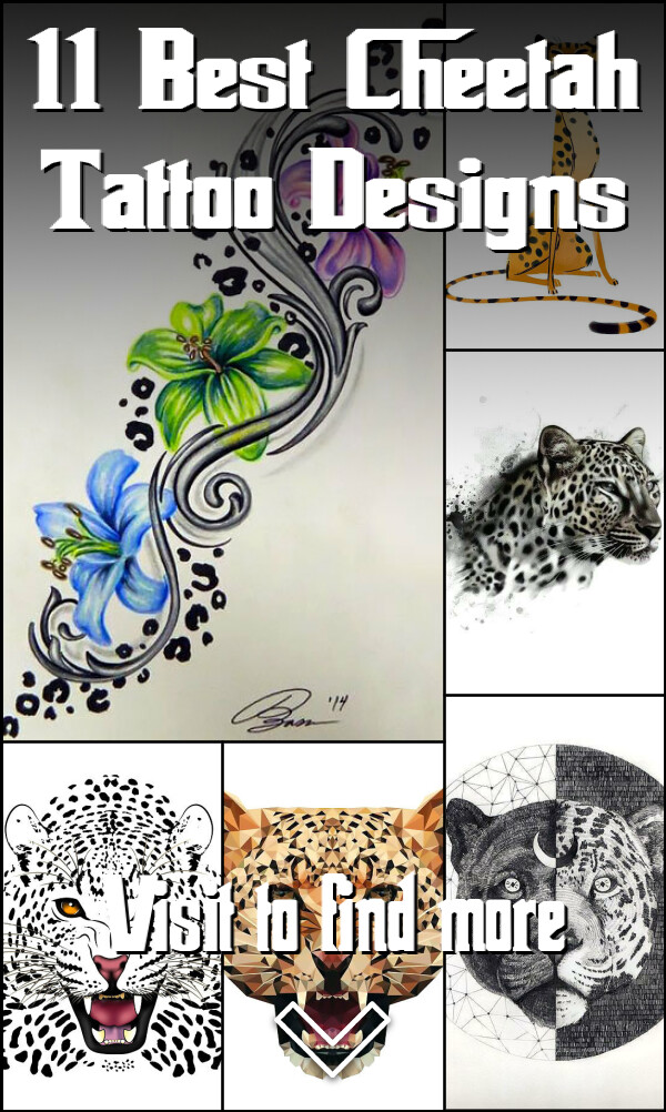 11 Best Cheetah Tattoo Designs