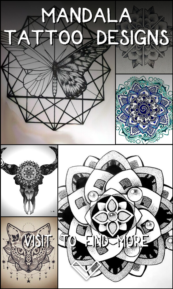 12 Mandala Tattoo Designs