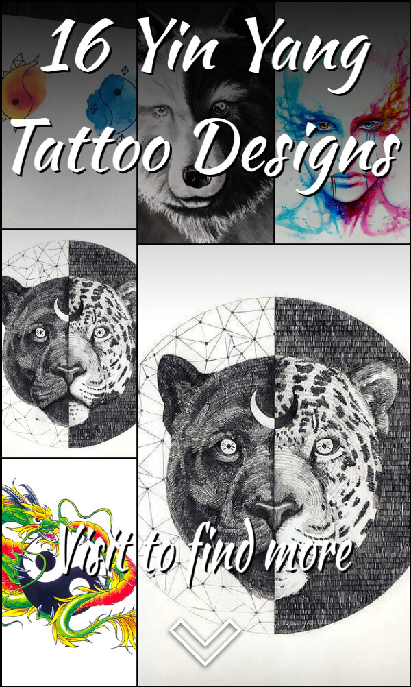 16 Yin Yang Tattoo Designs