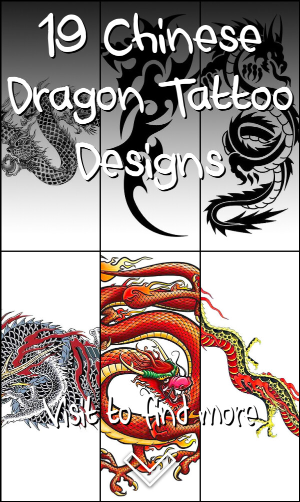 19 Chinese Dragon Tattoo Designs