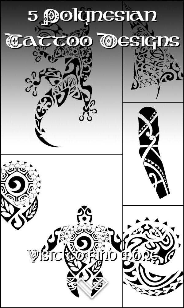 5 Polynesian Tattoo Designs