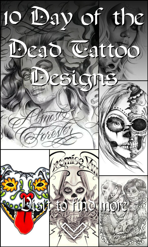 10 Day of the Dead Tattoo Designs