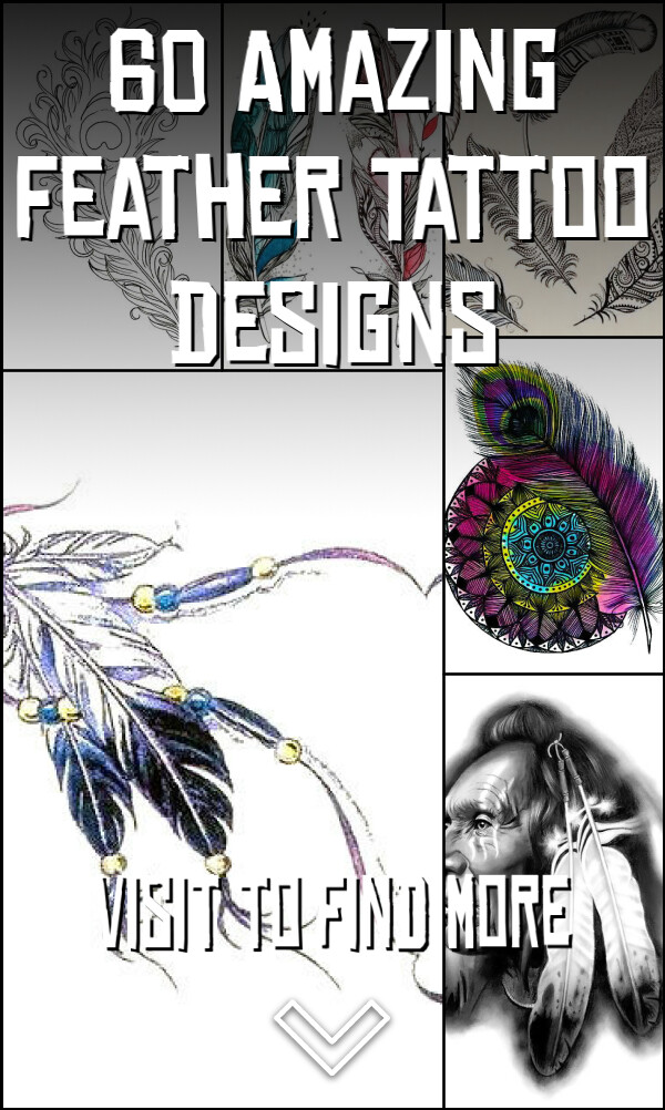 60 Amazing Feather Tattoo Designs