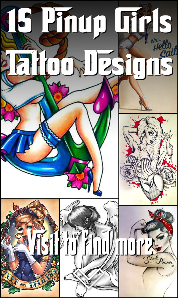 15 Pinup Girls Tattoo Designs