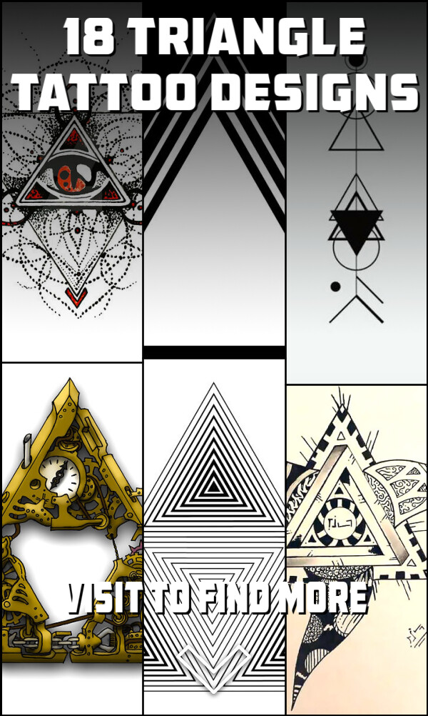 18 Triangle Tattoo Designs
