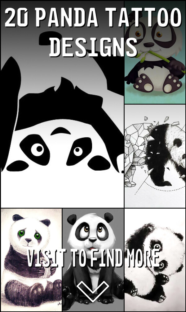 20 Panda Tattoo Designs