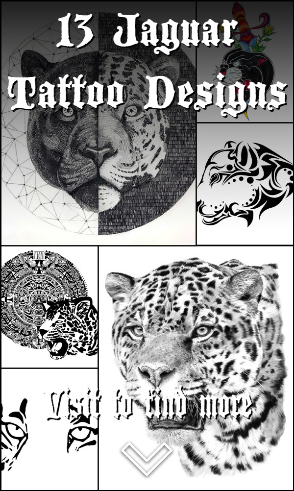 13 Jaguar Tattoo Designs