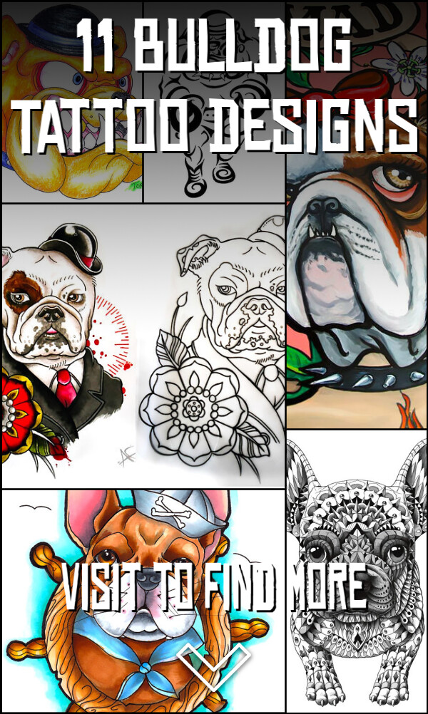 11 Bulldog Tattoo Designs