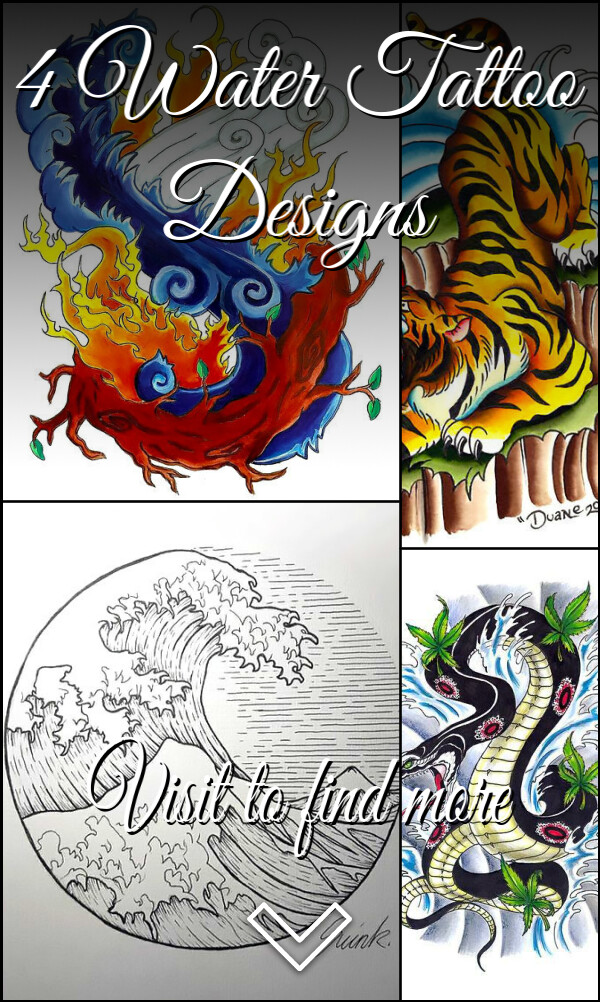 4 Water Tattoo Designs