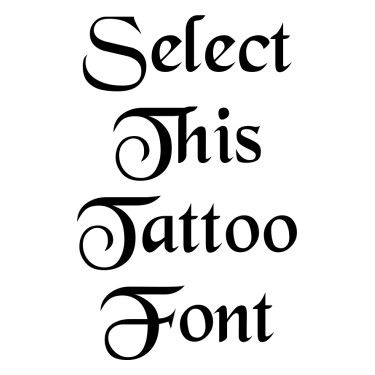 Tattoo Lettering Font Generator Online