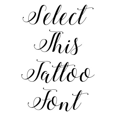 Rouse contrast Governable Tattoo Lettering Font Generator Online