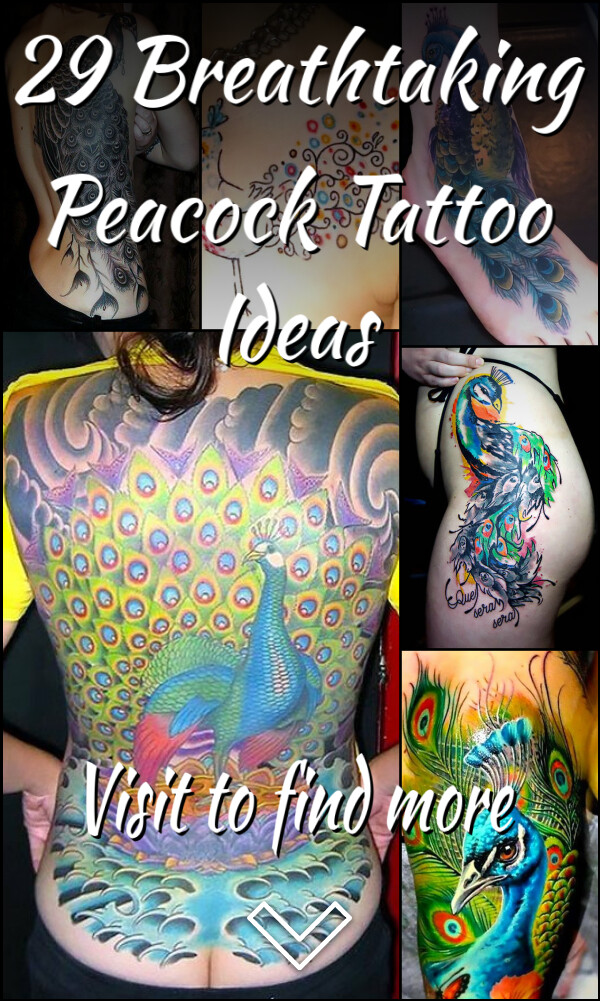 29 Breathtaking Peacock Tattoo Ideas