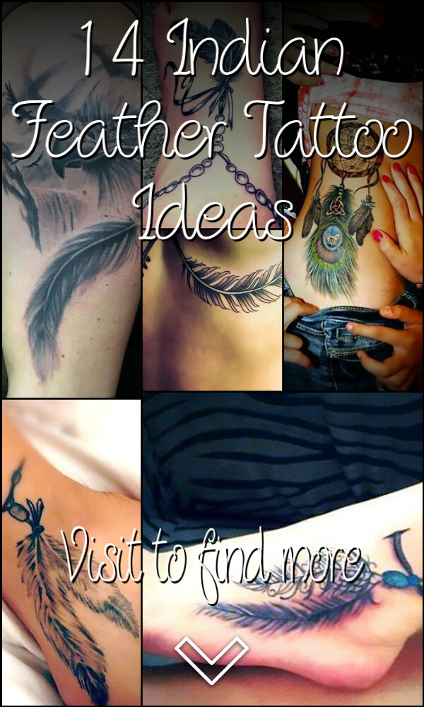 14 Indian Feather Tattoo Ideas