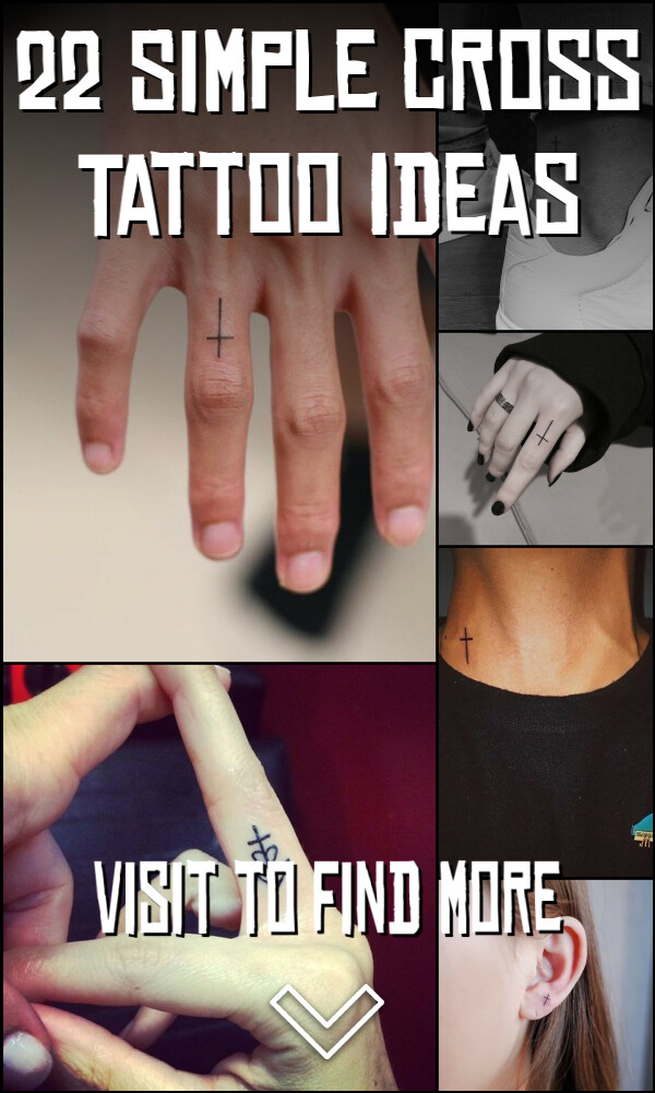 22 Simple Cross Tattoo Ideas